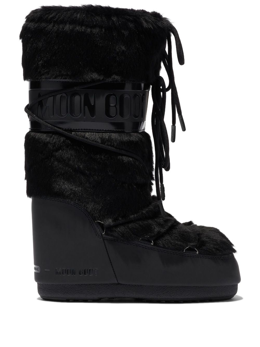 Moon Boot Flat shoes Black Modacrilica