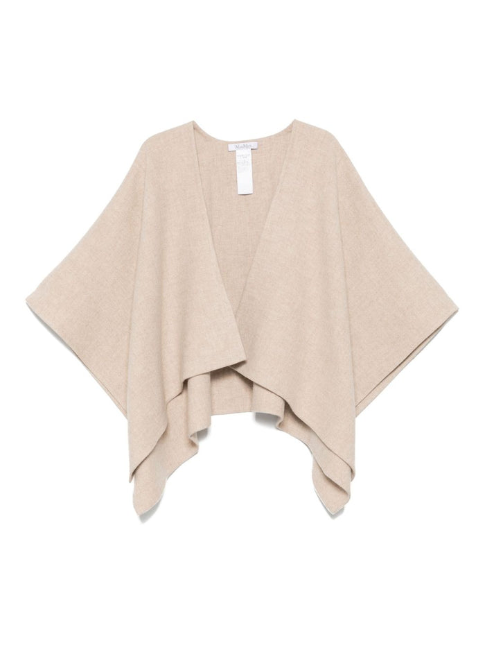 Max Mara Scarfs Beige Alpaca Poliammide Lana
