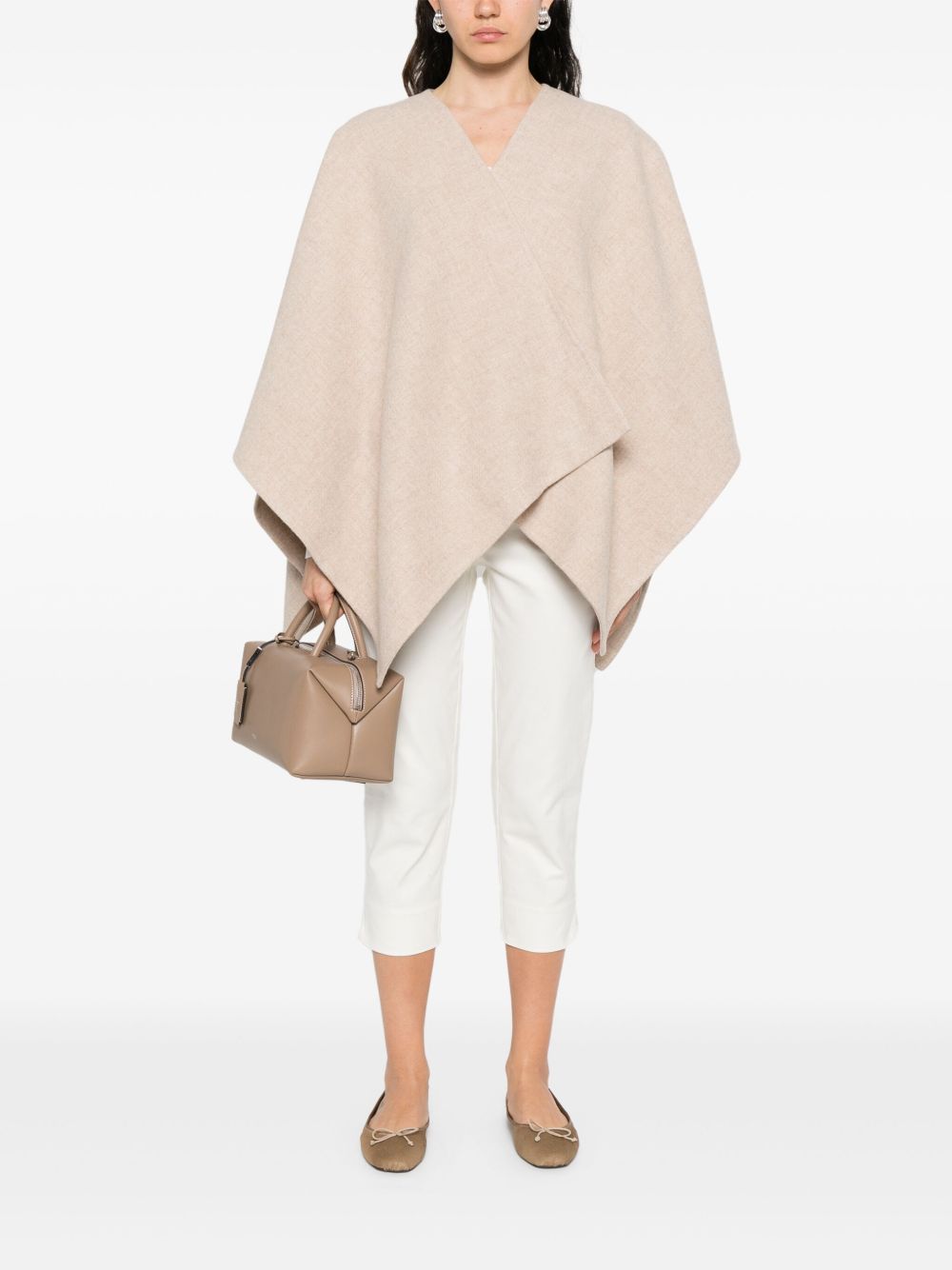 Max Mara Scarfs Beige Alpaca Poliammide Lana