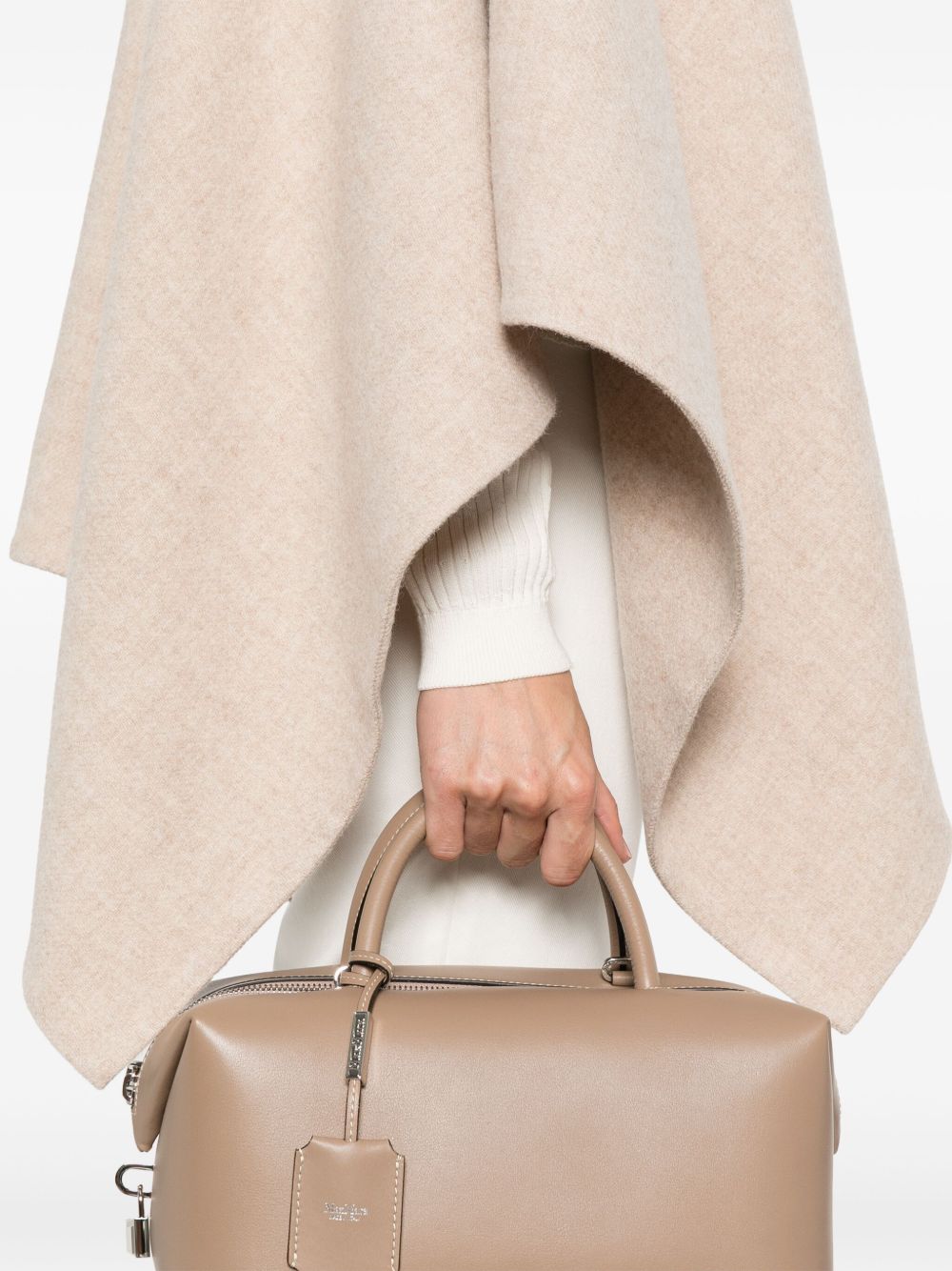 Max Mara Scarfs Beige Alpaca Poliammide Lana