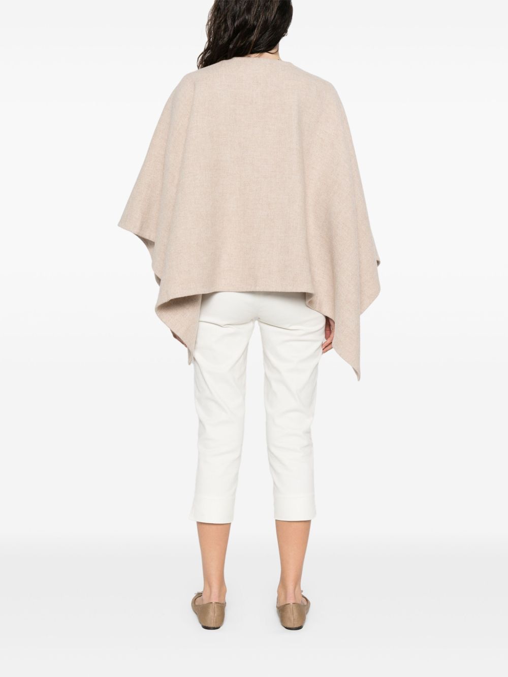Max Mara Scarfs Beige Alpaca Poliammide Lana