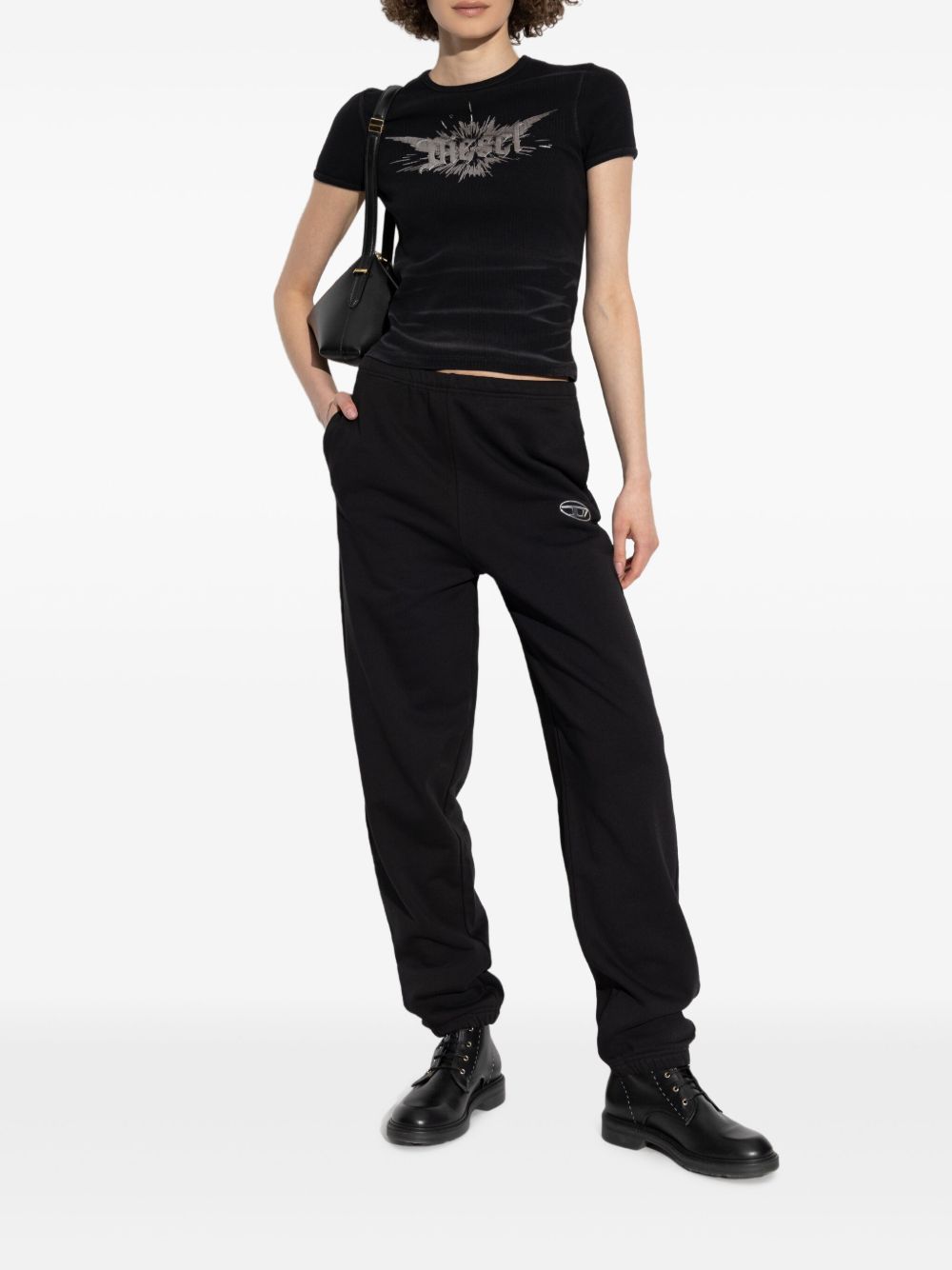Diesel Trousers Black 1005 Cotone