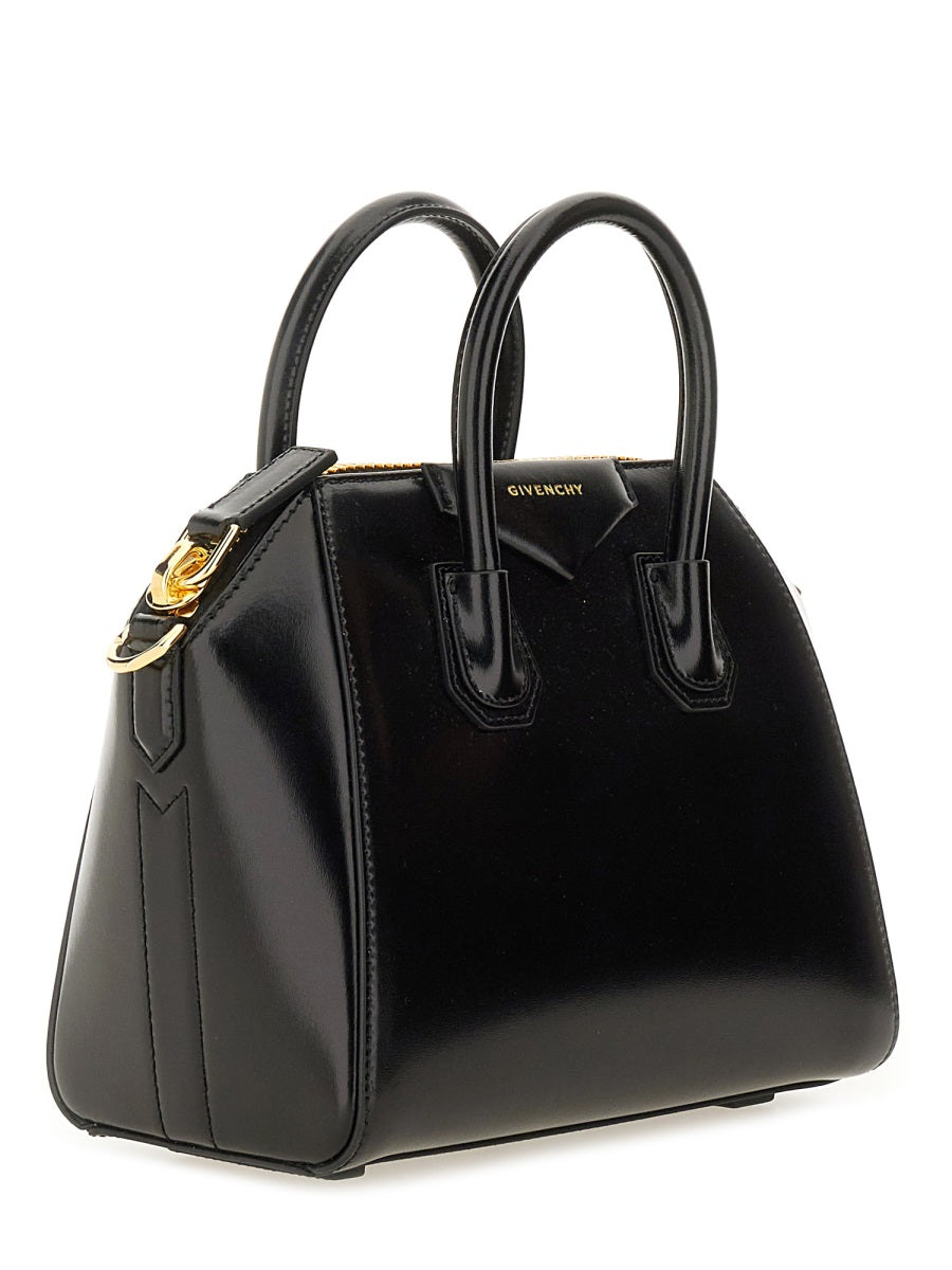 Handbag Antigona Mini Black Calf Leather Handbags