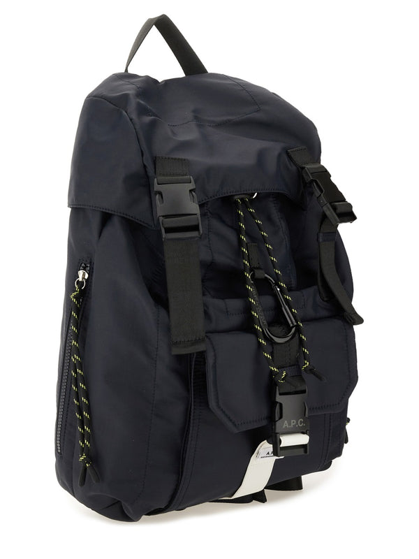 Trekking Backpack Blue Nylon Backpacks