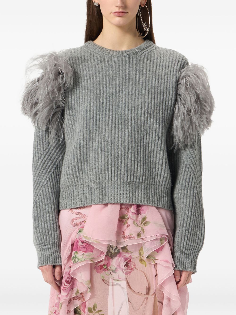 Blumarine Sweaters Grey
