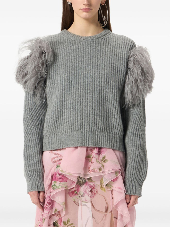 Blumarine Sweaters Grey