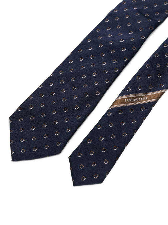 Salvatore Ferragamo Ties Navy Blue
