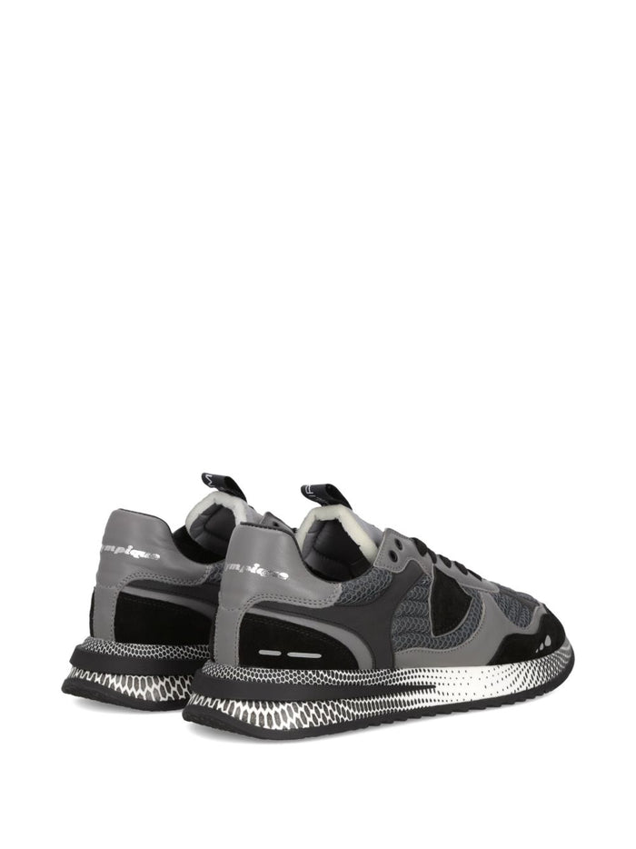 Philippe Model Flat Shoes Noir Gris