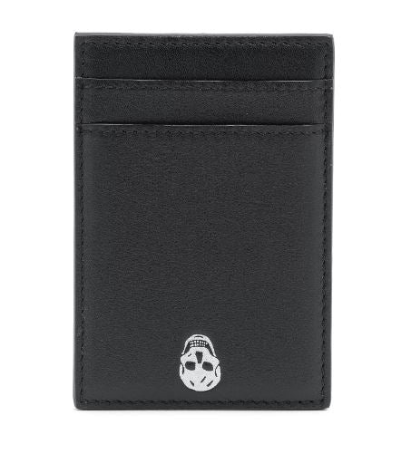 Alexander McQueen Wallets Black Lea