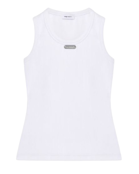 Alexander McQueen Sweaters Optical White Co Ea
