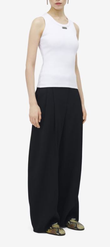 Alexander McQueen Sweaters Optical White Co Ea
