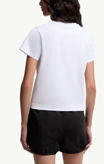 Moncler T-Shirts And Polos White