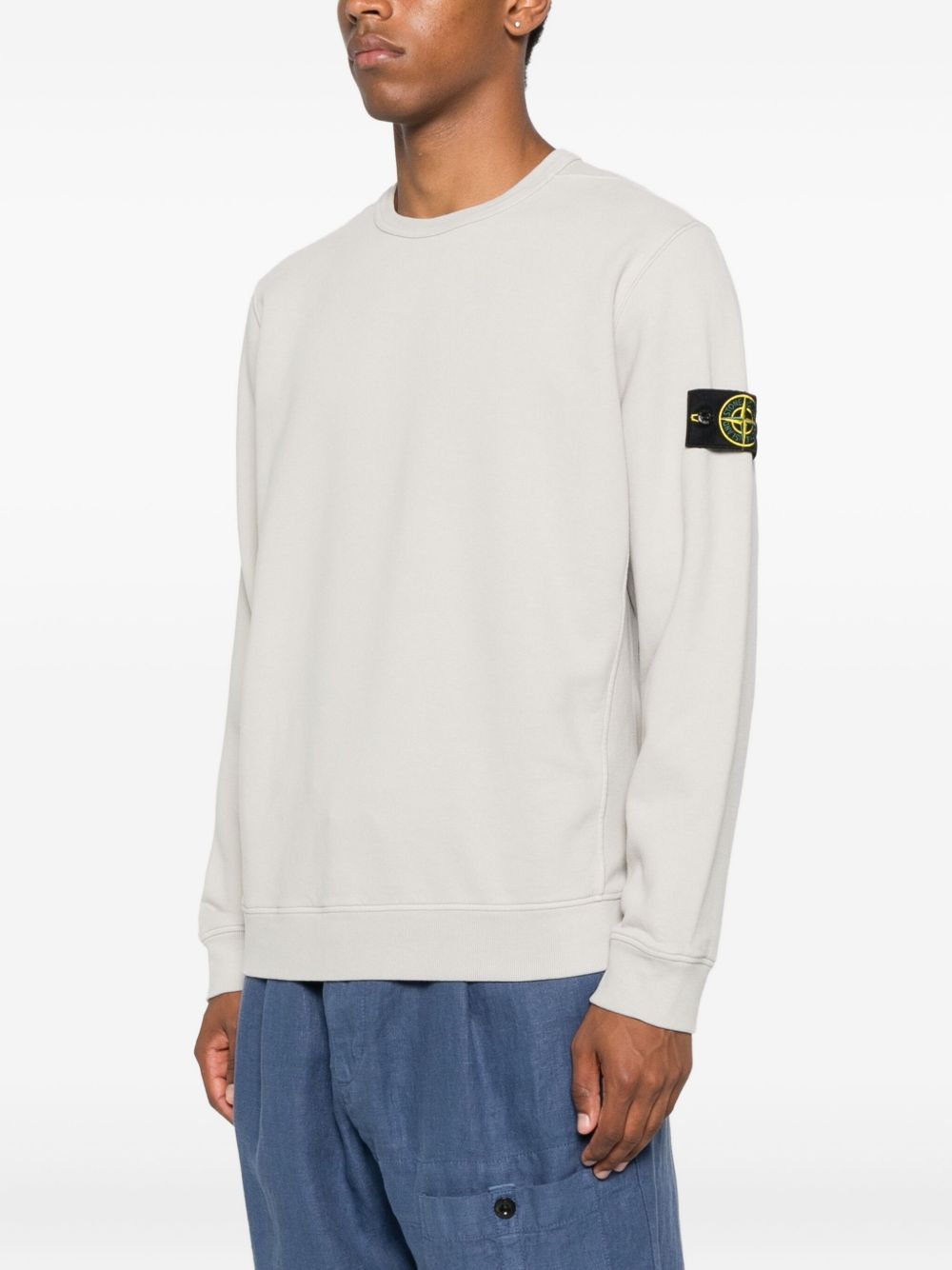 Stone Island Sweaters Grey