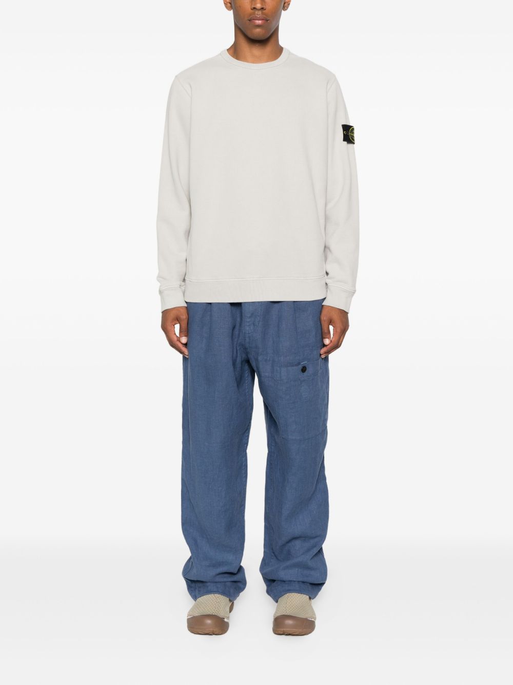 Stone Island Sweaters Grey