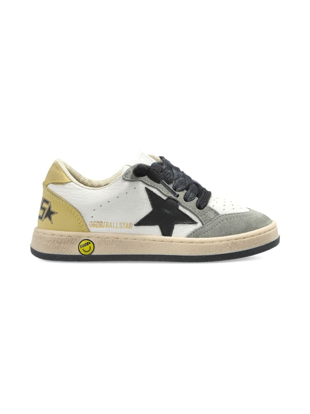 Golden Goose Kids Flat Shoes White/light Green Fab Oth Mat