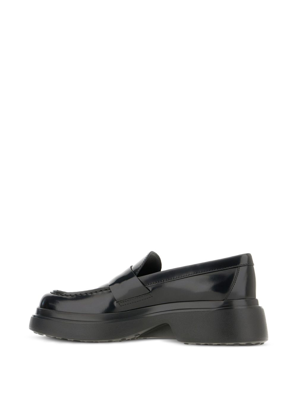 Tods Flat Shoes Black Leathe Rand Out.mat