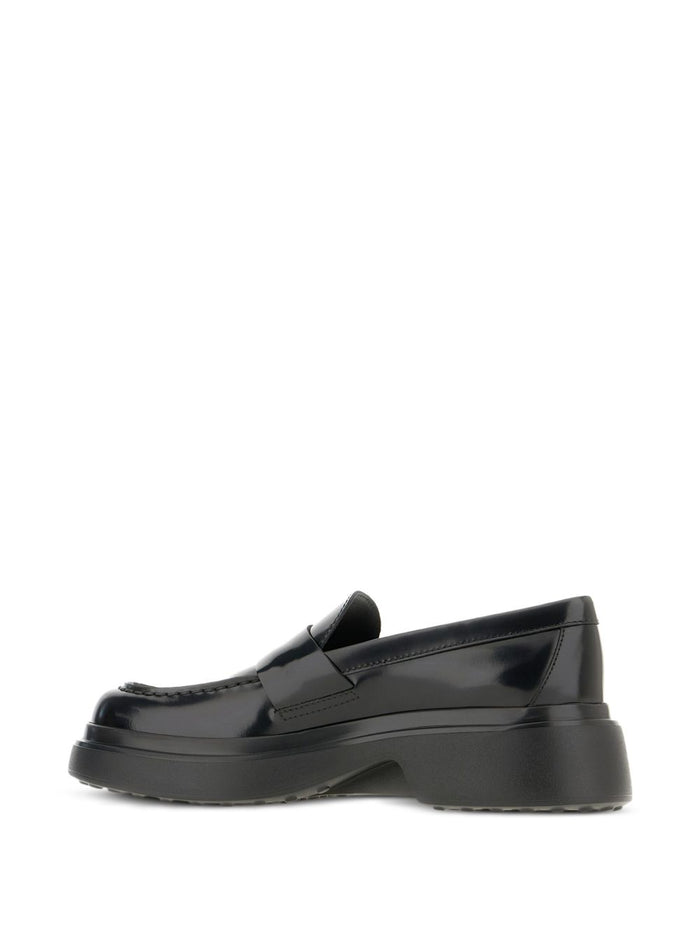 Tods Flat Shoes Black Leathe Rand Out.mat