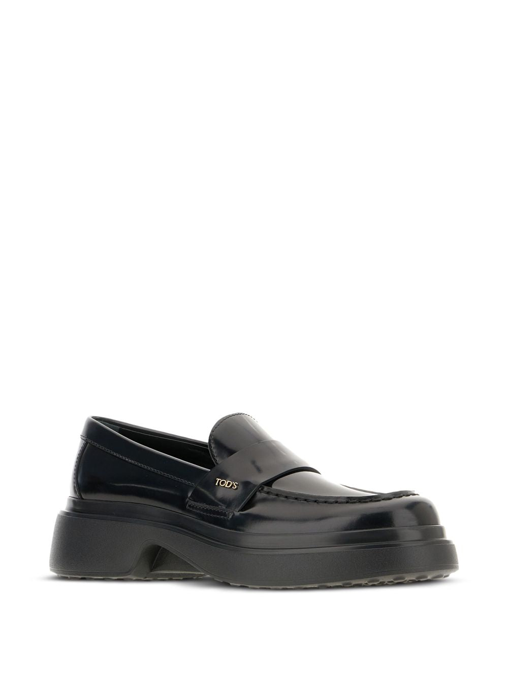 Tods Flat Shoes Black Leathe Rand Out.mat