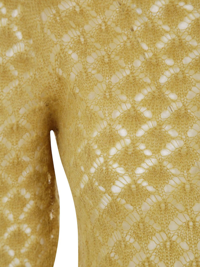 Twin-Set Sweaters Mustard Pa Mohair Wo