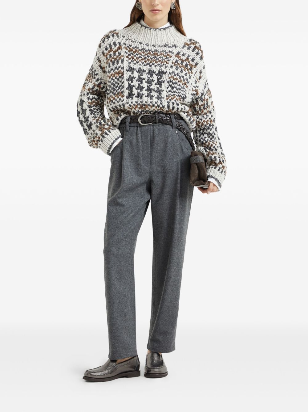 Brunello Cucinelli Trousers Lana Cachemire