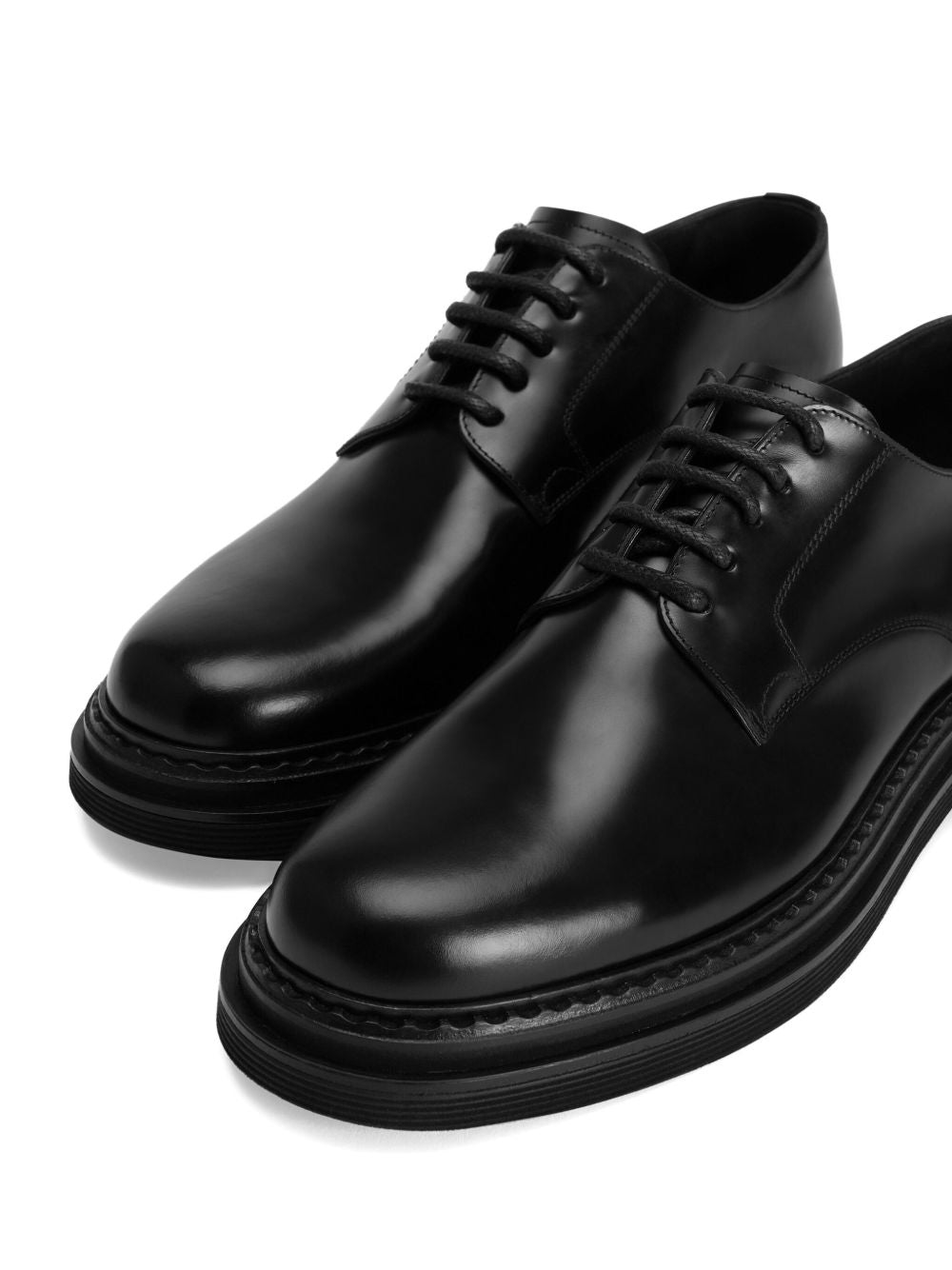 Dolce & Gabbana Flat shoes Black Lea