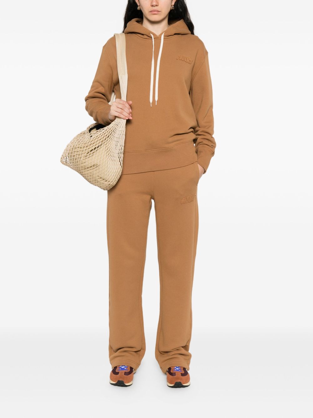 Autry Trousers Camel Cotone