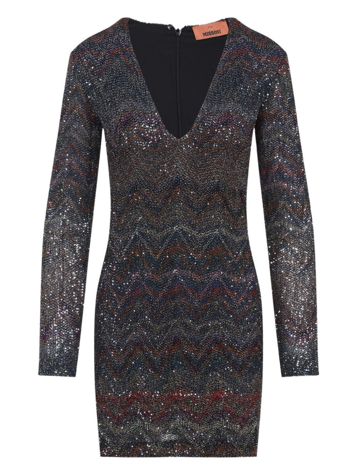 Missoni Dresses Multicolor Viscosa Poliammide Fibra Met
