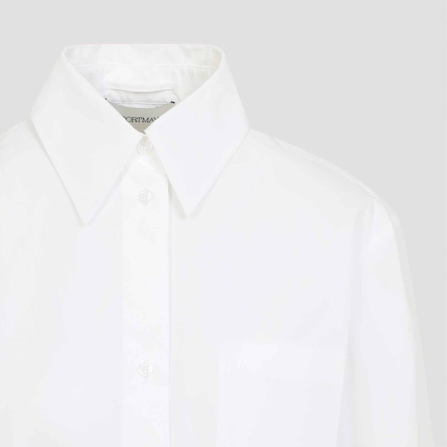 Ceppo Shirt White Cotton Polyester