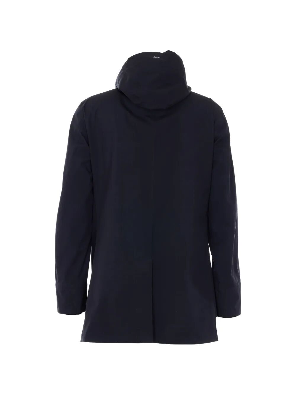 Raincoat Black Polyester Coat