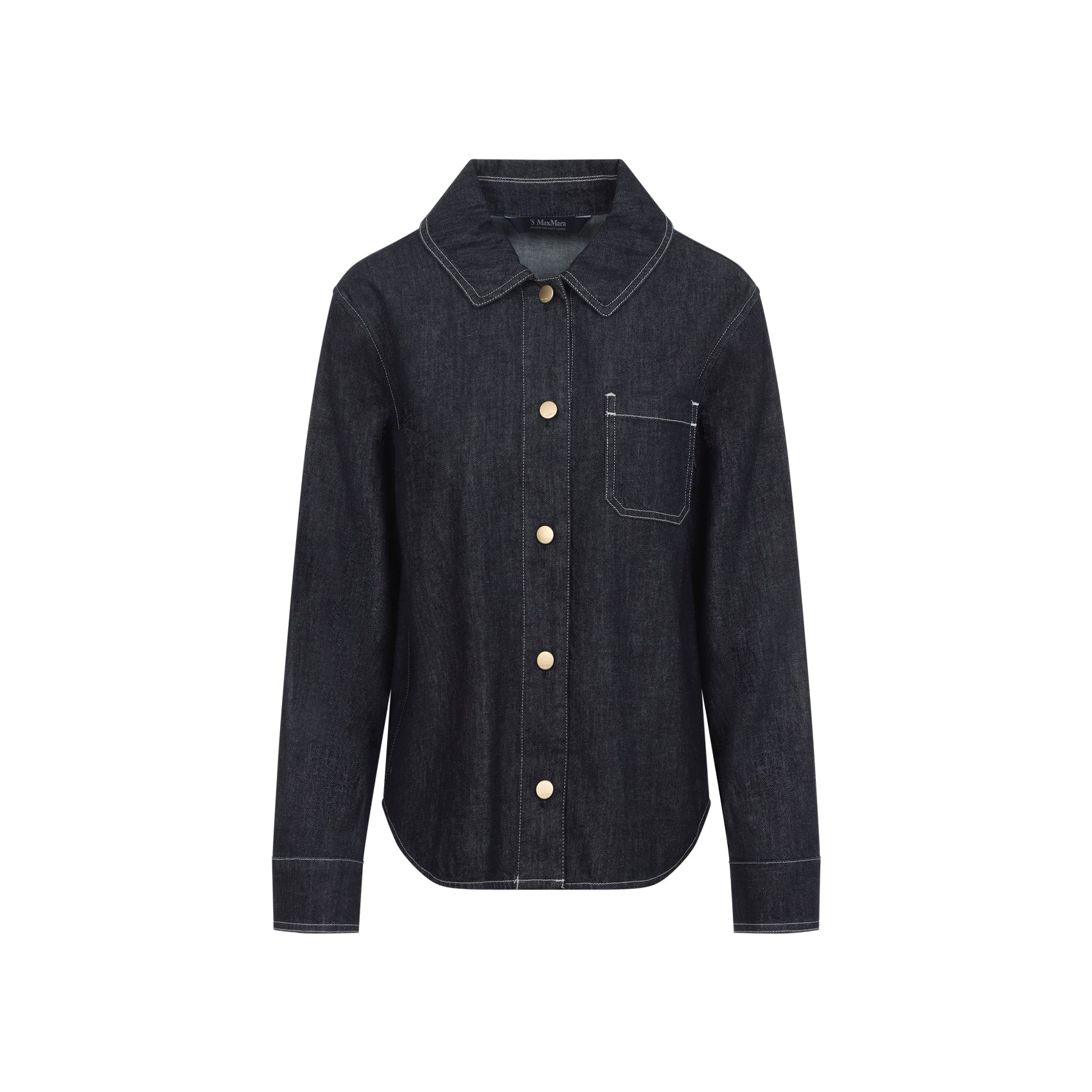 Enfasi Shirt Blue Cotton Kapok
