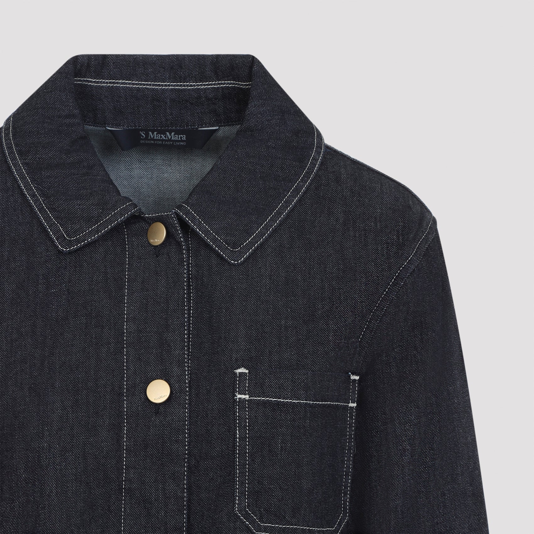 Enfasi Shirt Blue Cotton Kapok