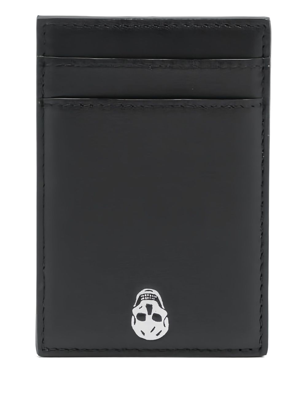 Alexander McQueen Wallets Black Lea