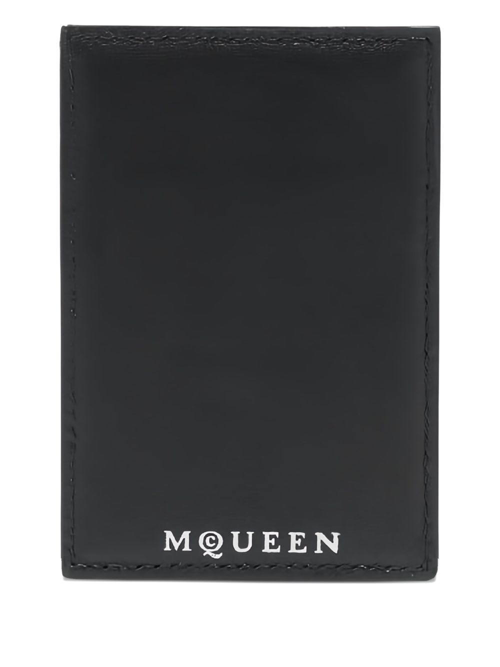Alexander McQueen Wallets Black Lea
