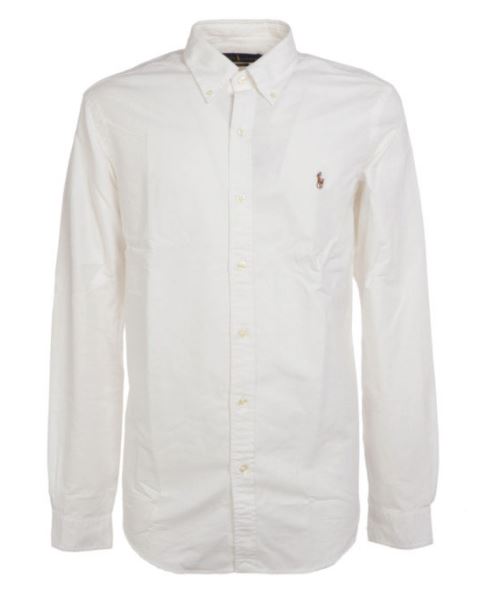 Ralph Lauren Shirts White 100 Cotone