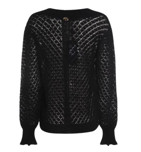 Twin-set Sweaters Black Pa Wm Wo