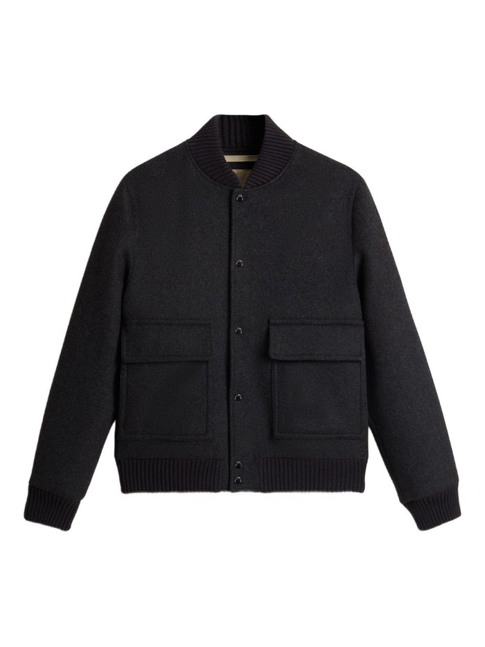 Woolrich Coats Grey Wool Polyester
