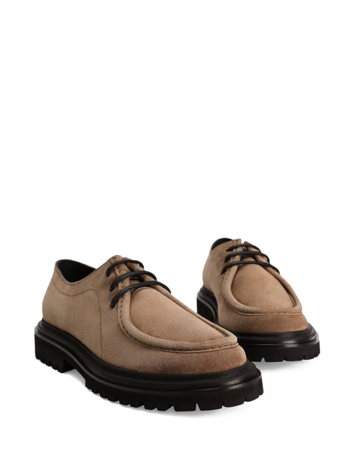Dolce & Gabbana Flat Shoes Brown Leathe Rand Out.mat