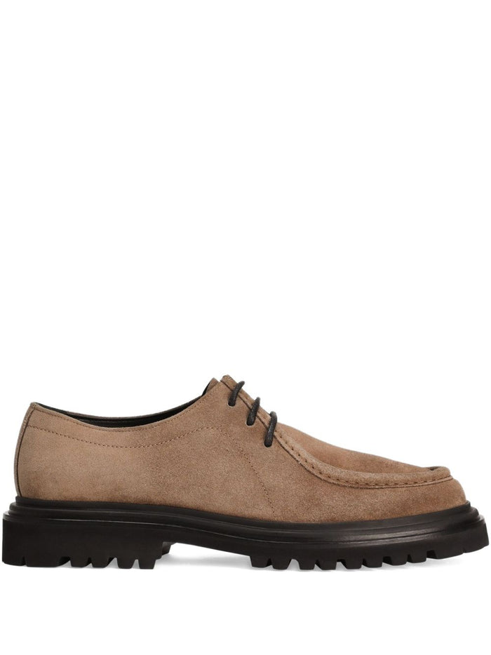 Dolce & Gabbana Flat Shoes Brown Leathe Rand Out.mat