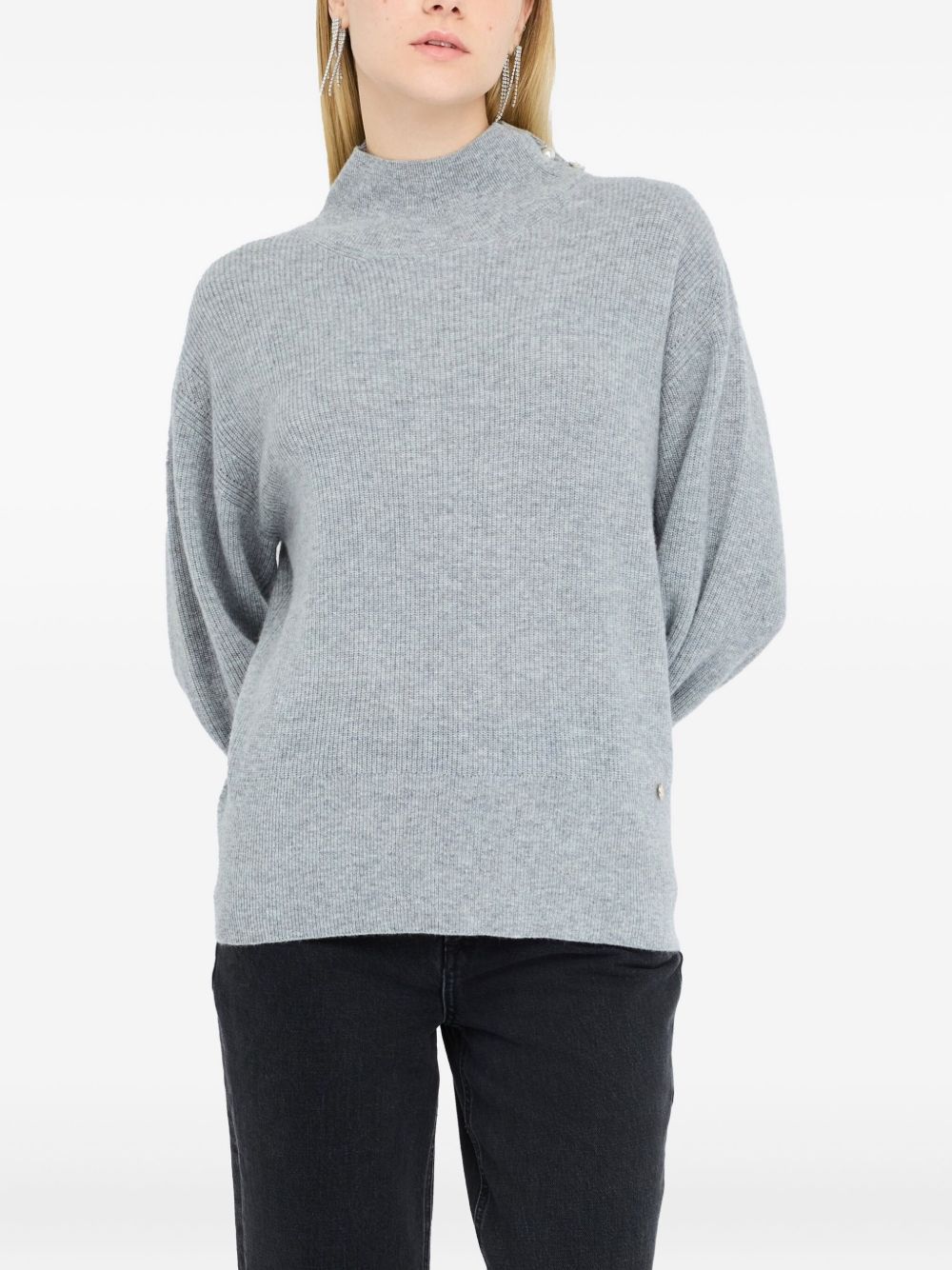 LIU JO BLACK Sweaters Grey Wo Cashmere