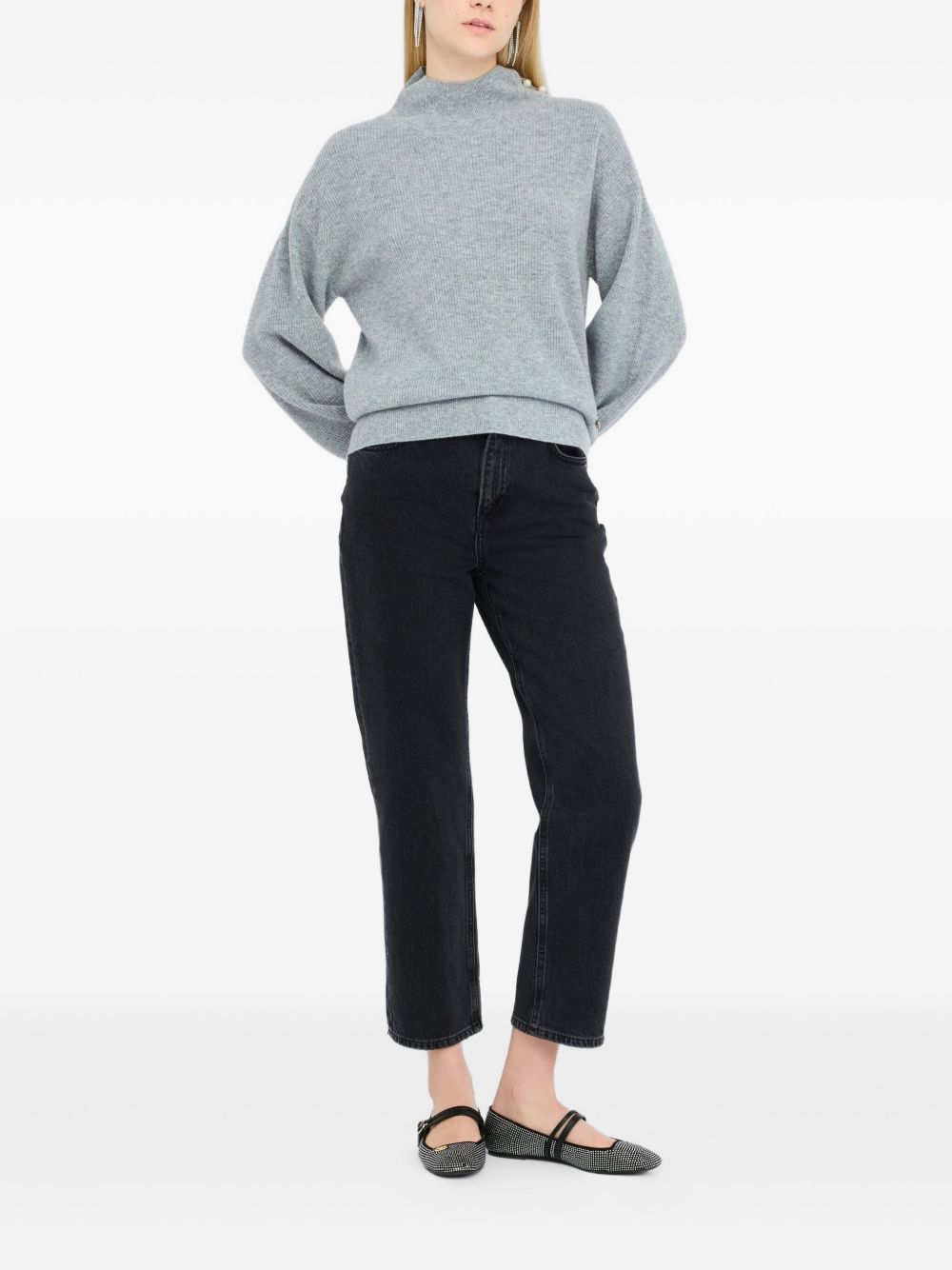 LIU JO BLACK Sweaters Grey Wo Cashmere