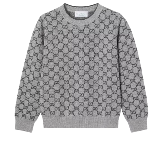 GUCCI KIDS Sweaters Medium Grey Wo Pa Ea