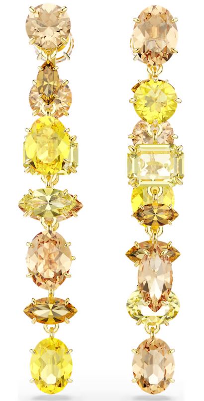 Swaroski Bijoux Yellow Brass
