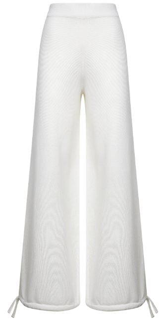 Max Mara Trousers White Lana