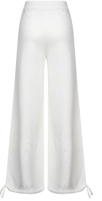 Max Mara Trousers White Lana