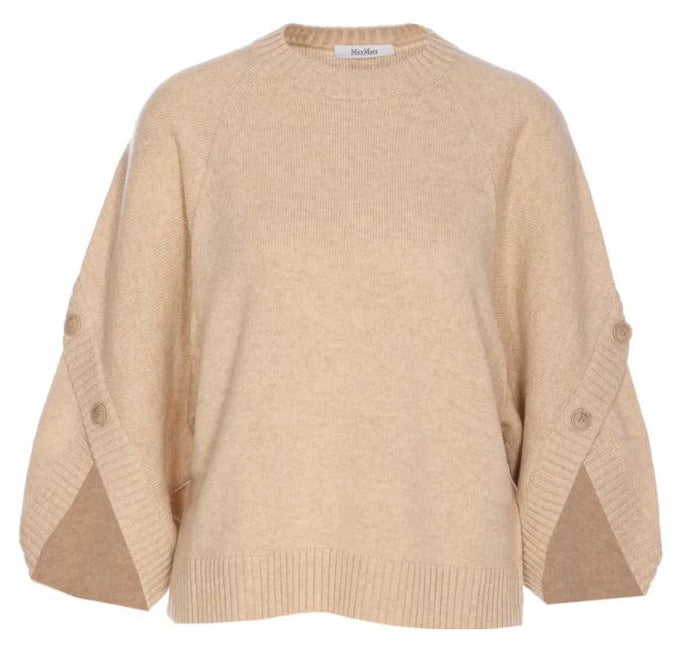 Max Mara Sweaters Beige 70 Lana 30 Cashmere