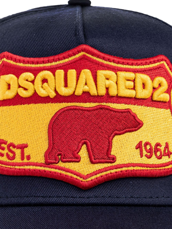 Dsquared2 Hats Blue Cotton