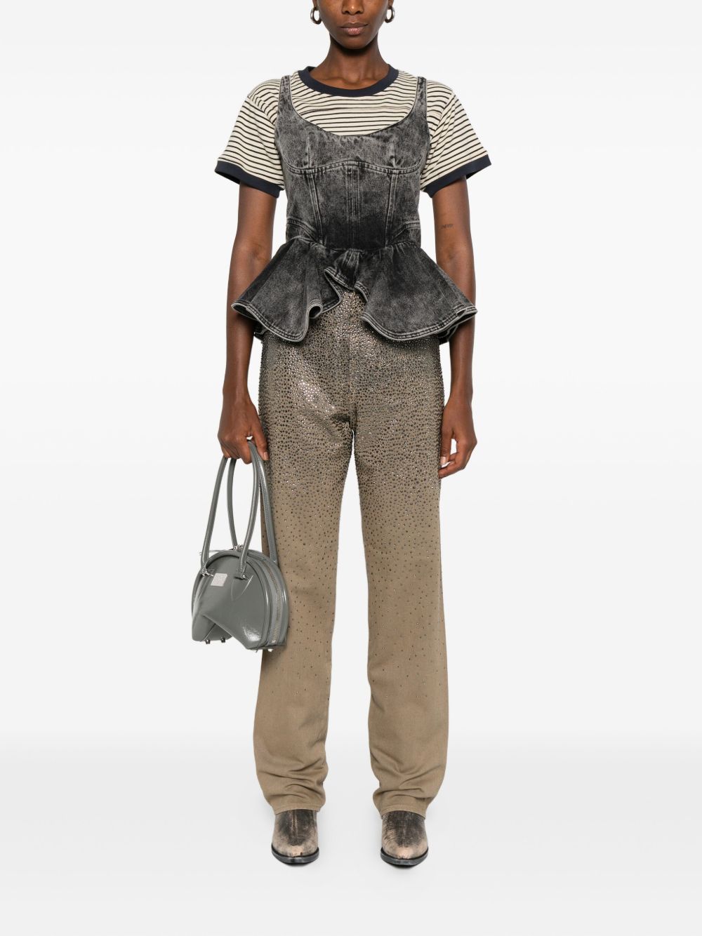 Golden Goose Trousers Pale Khaki