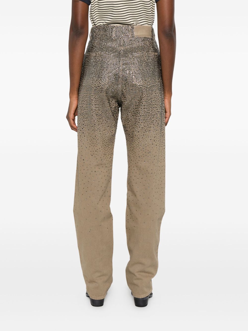 Golden Goose Trousers Pale Khaki