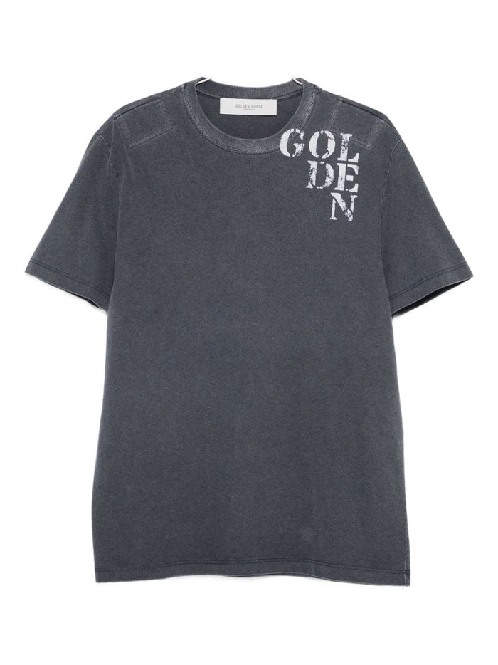 Golden Goose T-shirts and Polos Blue