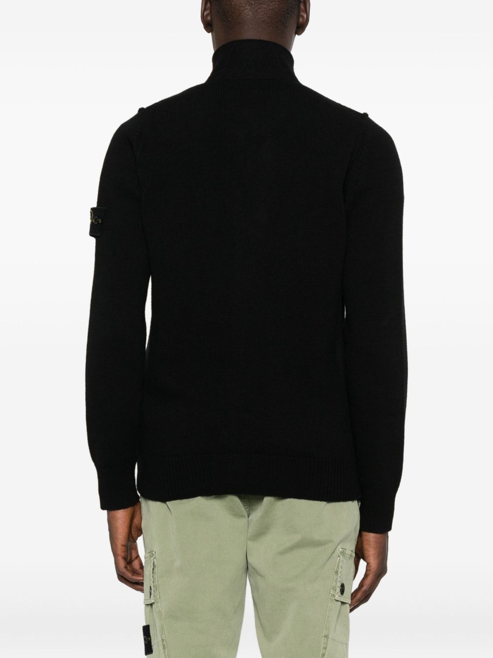 Stone Island Sweaters Black